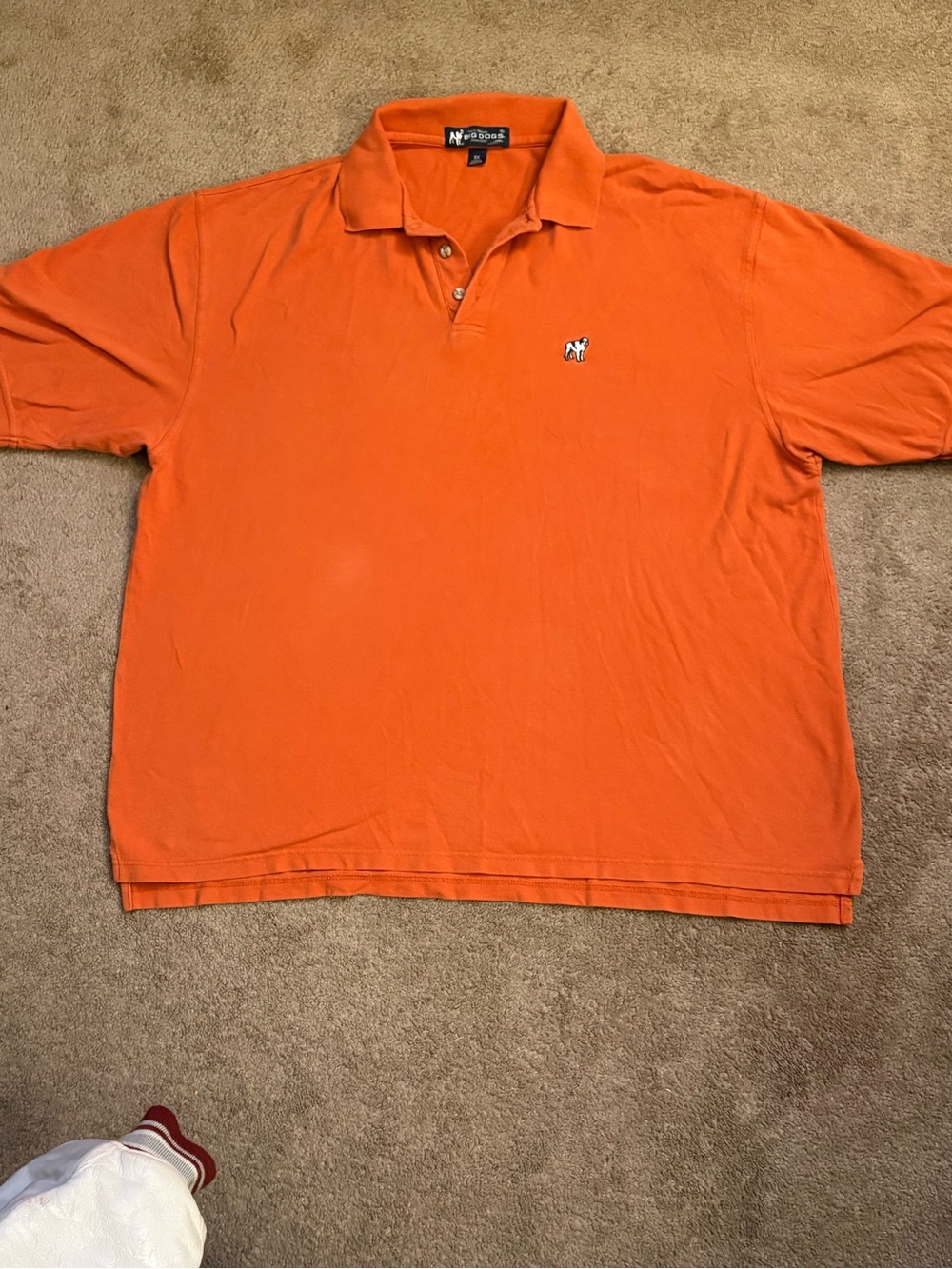 Big Dogs Polo Shirt Mens 3X Fun Attitude Embroidered Dog Graphic Casual